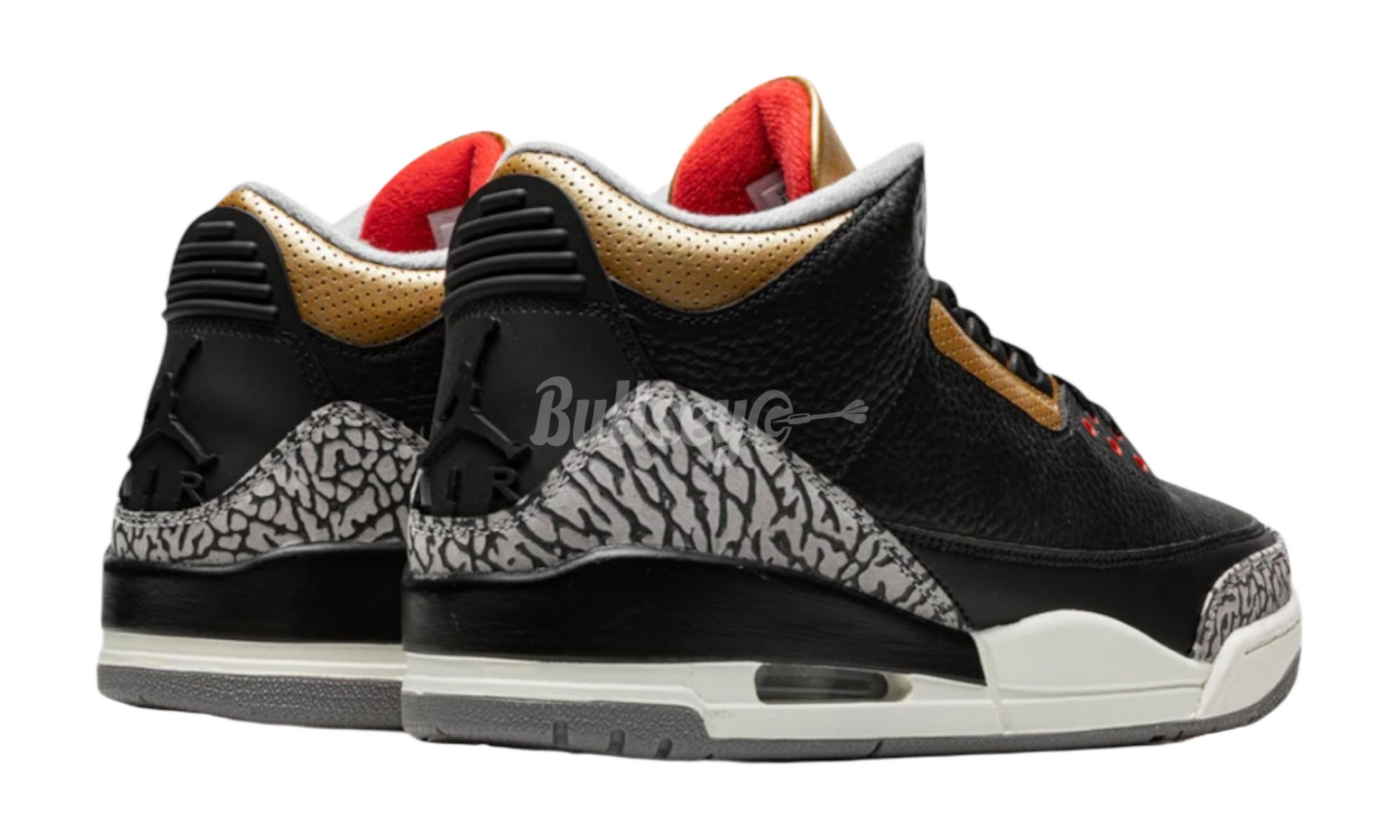 Jordan 3 Retro Black Cement Gold (Women's)