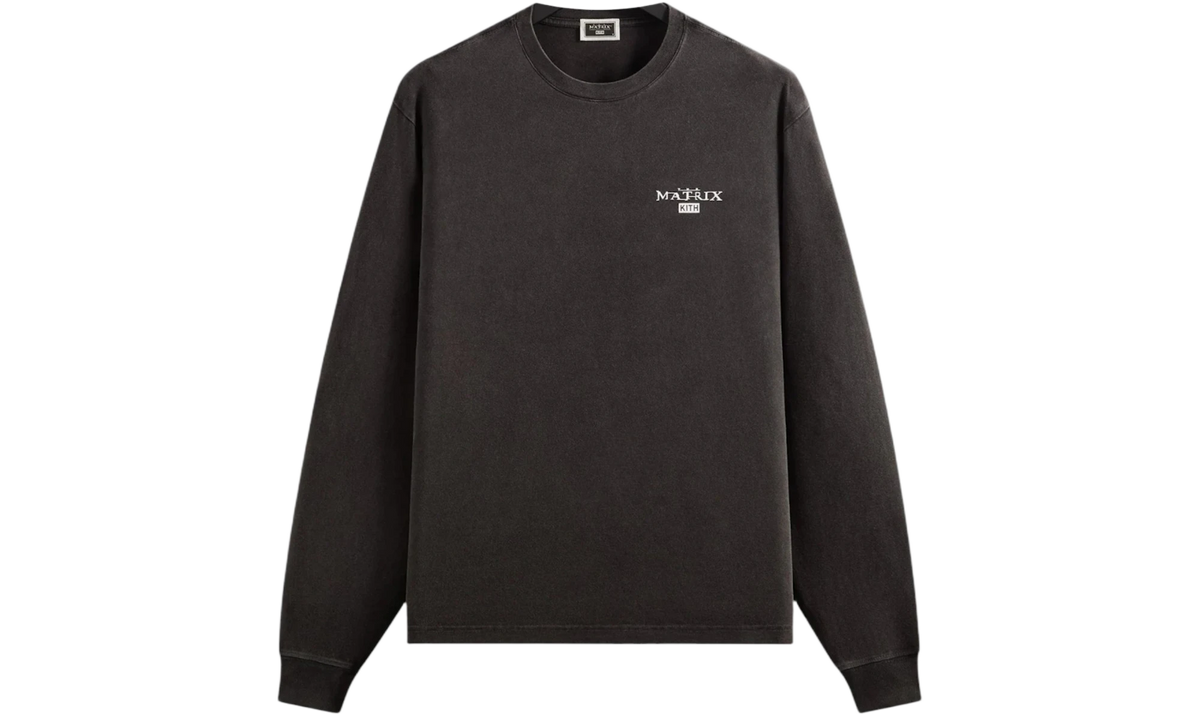 Kith x The Matrix Red Pill Blue Pill Long Sleeve Tee Black