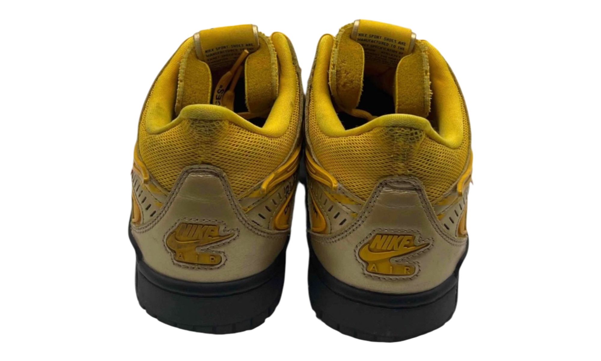 Nike Air Rubber Dunk Off-White University Gold (Preowned)