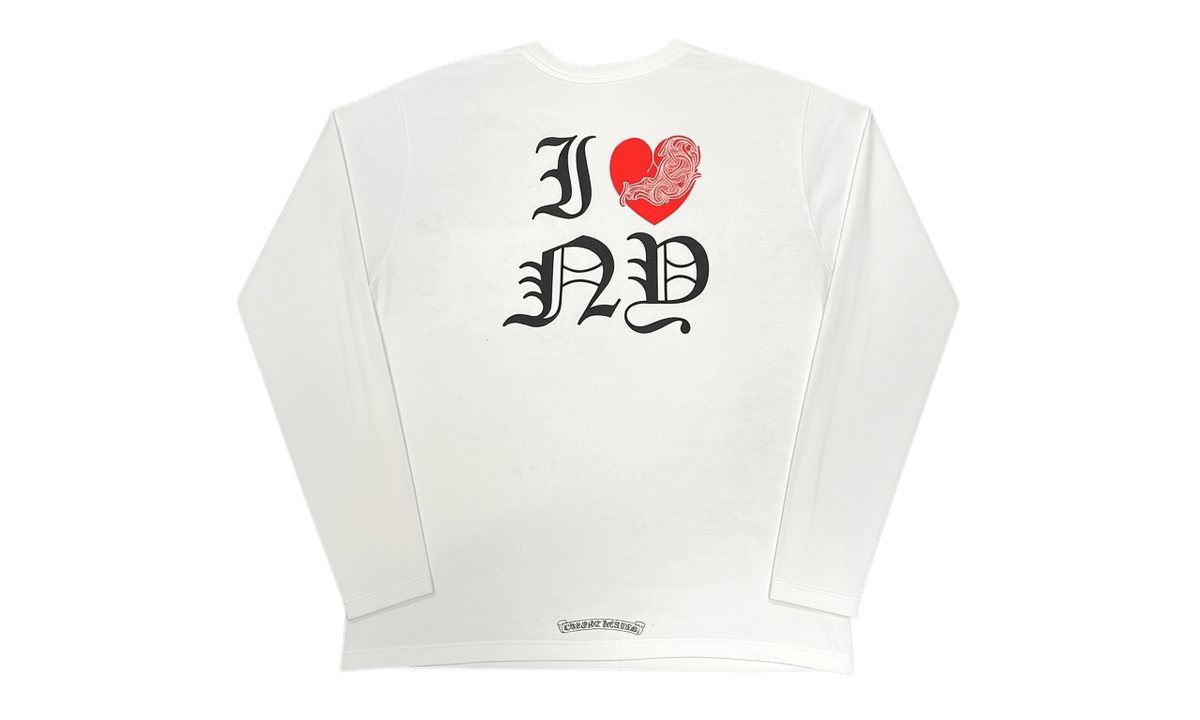 Chrome Hearts Heart NY Longsleeve White T-Shirt (Preowned)