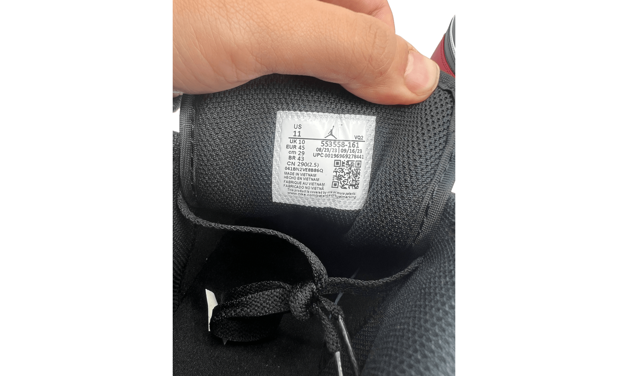 Jordan 1 Low Bred Toe 2.0 (PreOwned)