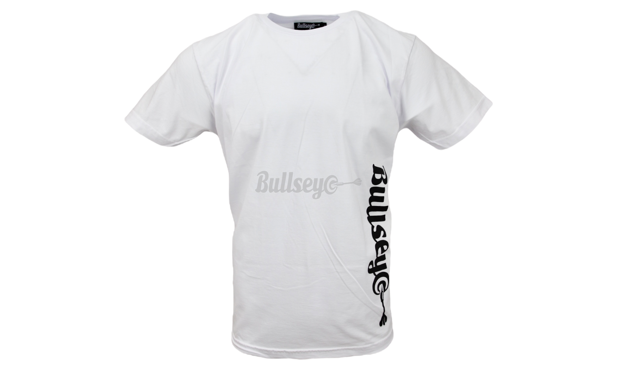 Bullseye Vertical Logo White T-Shirt
