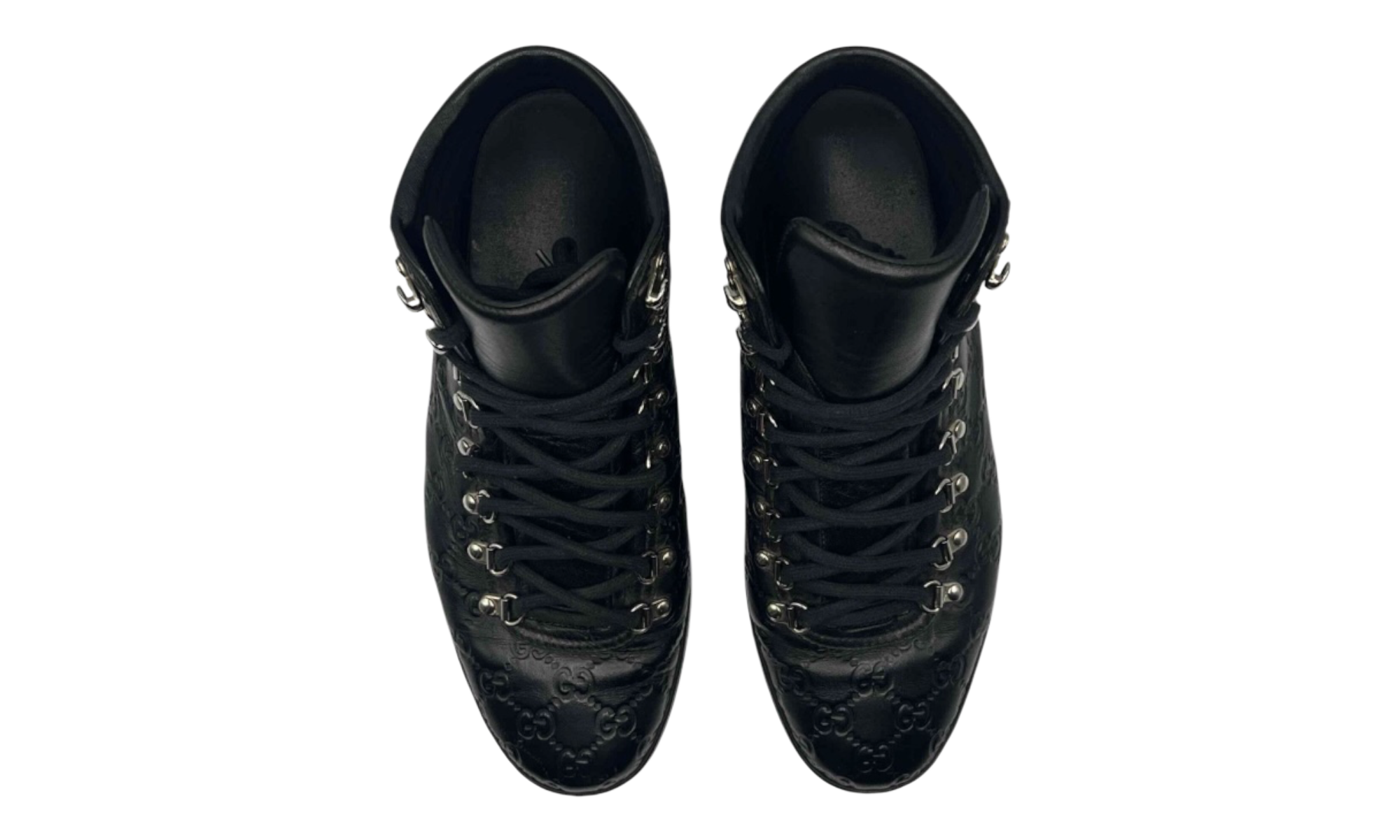 Gucci Bambi GG Monogram High Top Sneakers (PreOwned)