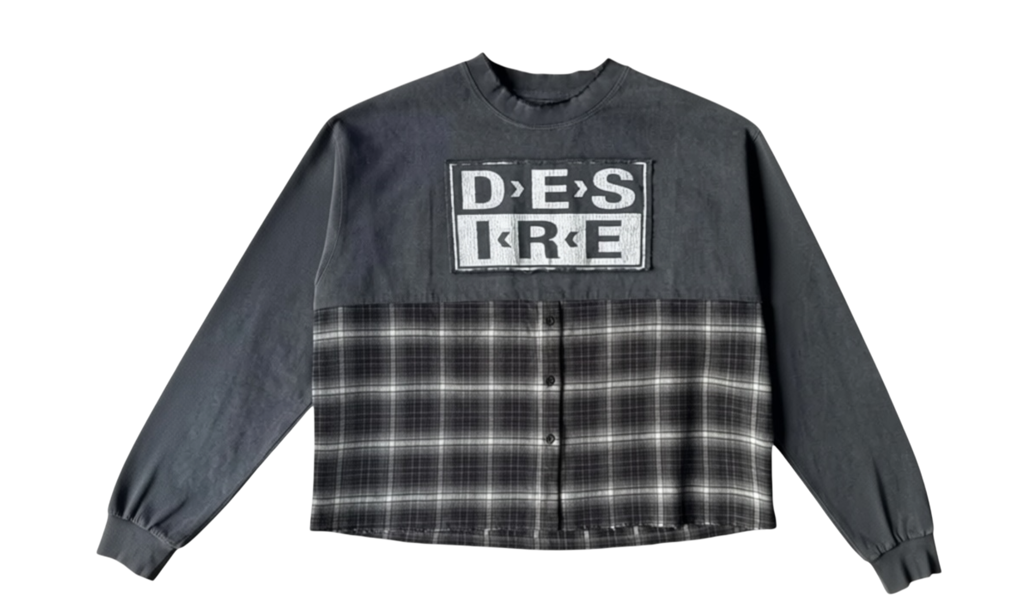 Bottega Desires Hybrid Flannel Grey Longsleeve