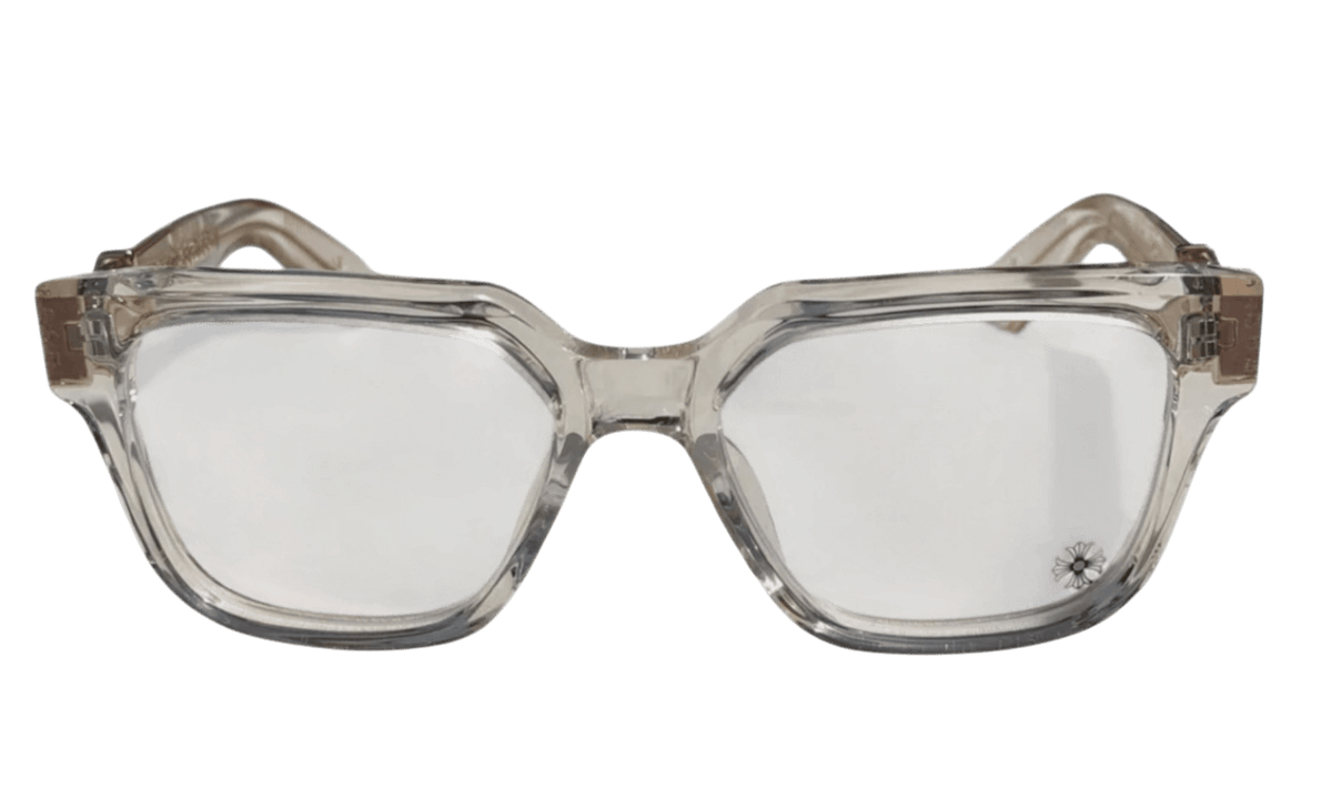 Chrome Hearts Vagillionaire II Clear/Gold Crystal Glasses