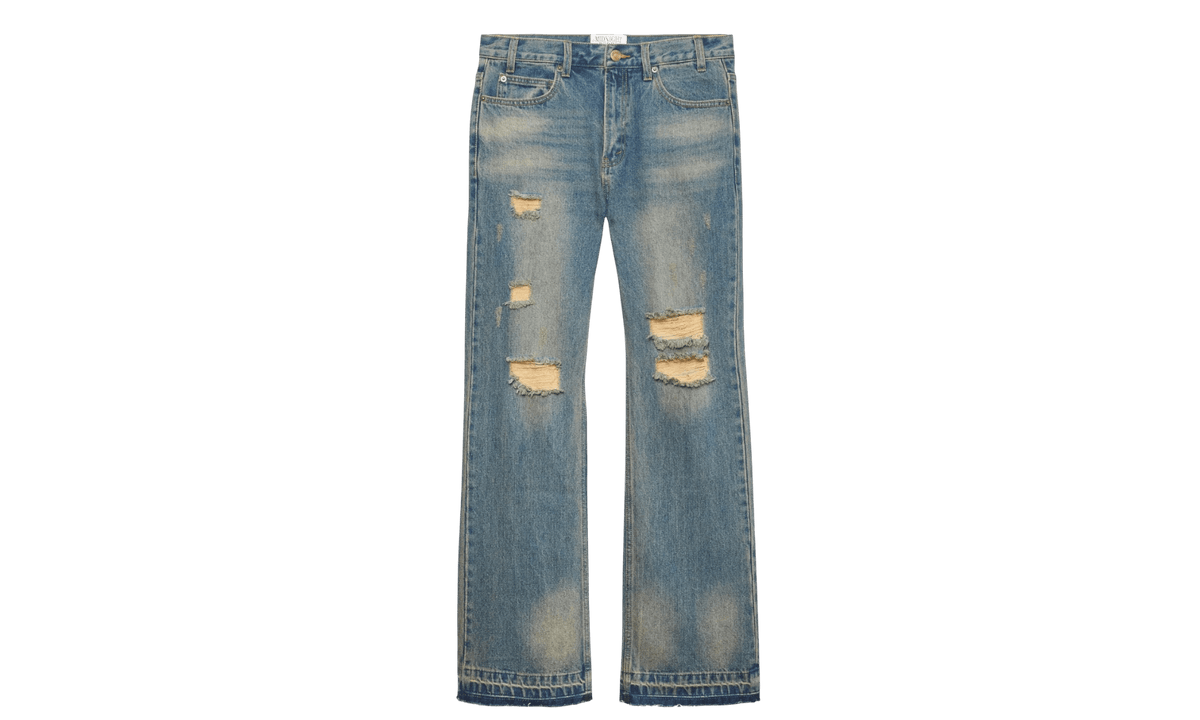 Midnight Rodeo "Texoma" Vintage Wash Bootcut Distressed Denim