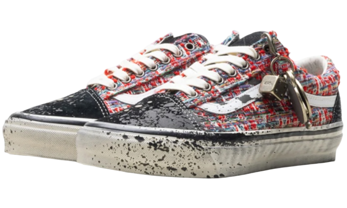 Vans Premium Old Skool Charms Red Black