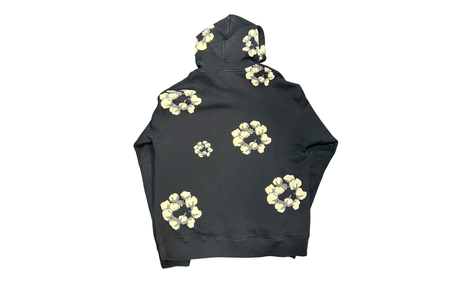Denim Tears The Cotton Wreath Black Hoodie (PreOwned)