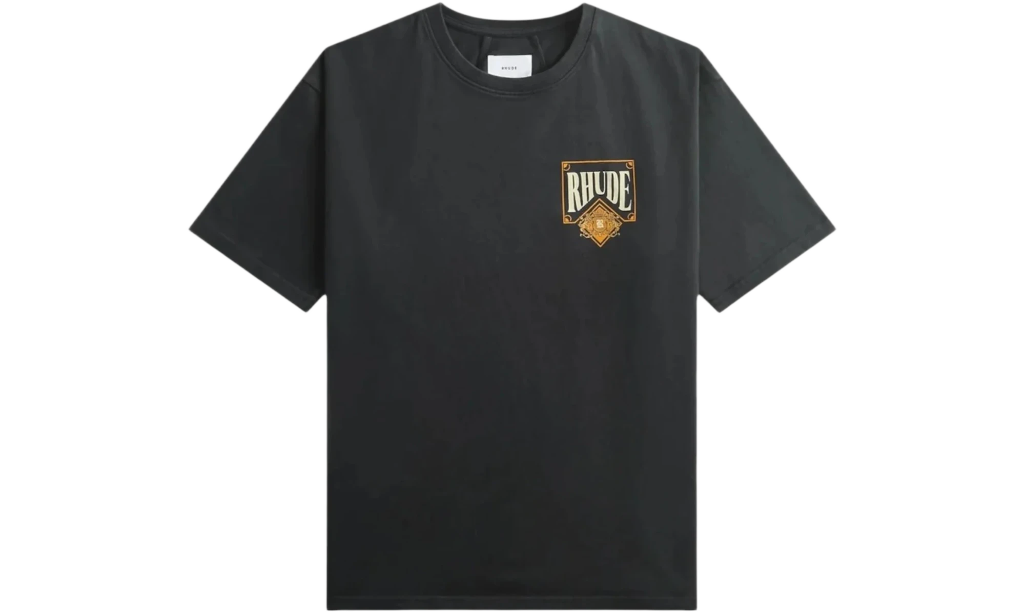 Rhude Playing Card Tee Vintage Black/Yellow