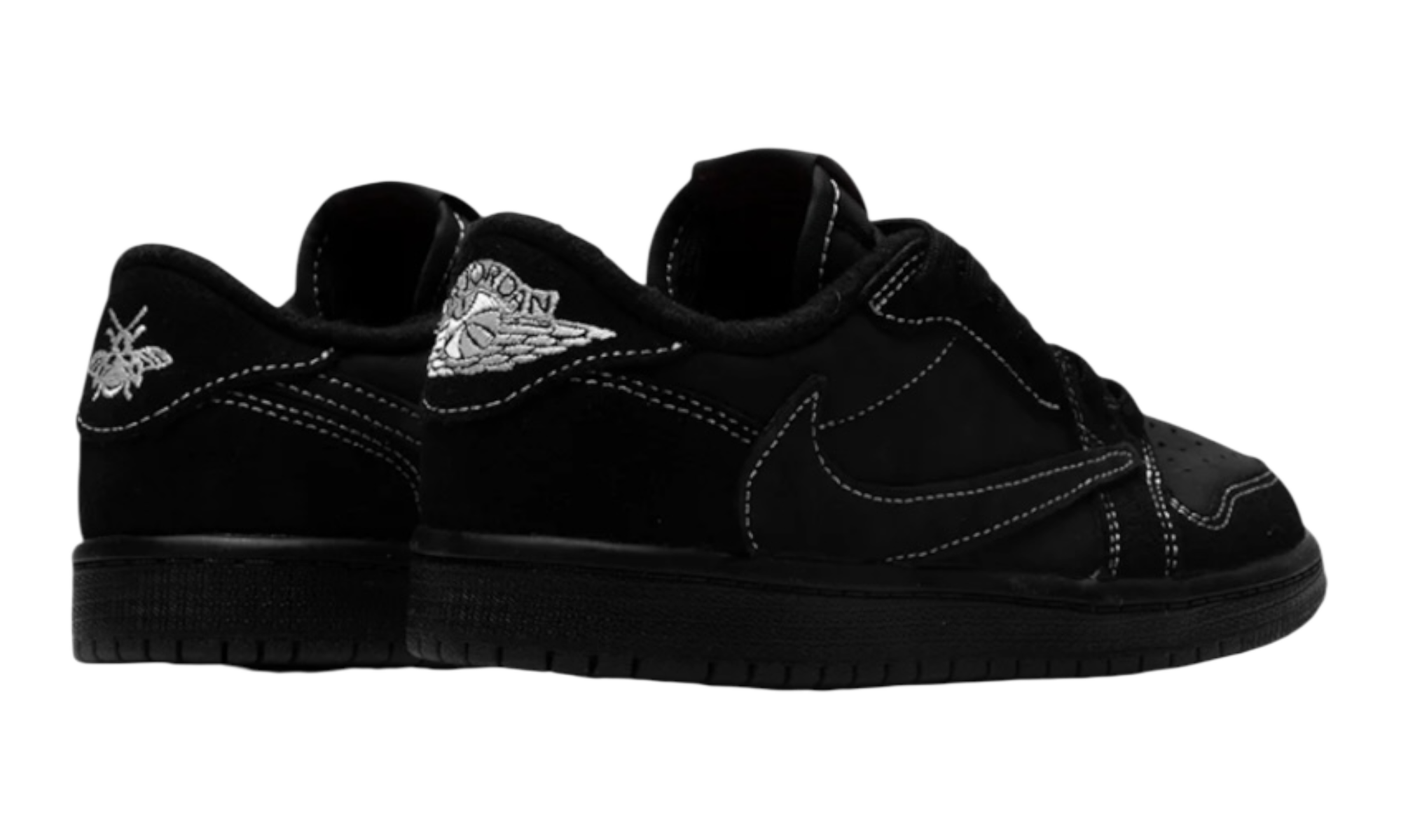 Travis Scott x Air Jordan 1 Low OG SP "Black Phantom" PS
