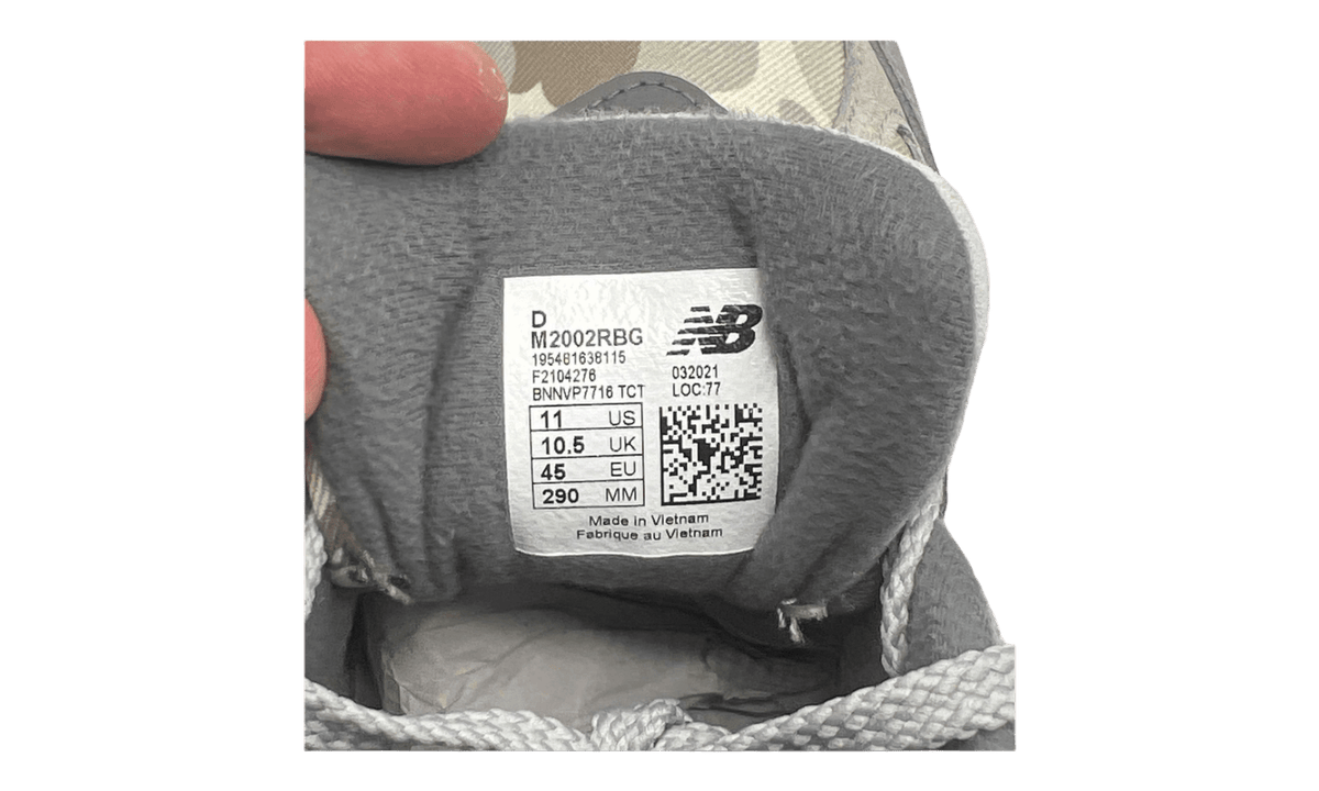 New Balance 2002R BAPE Grey (PreOwned)