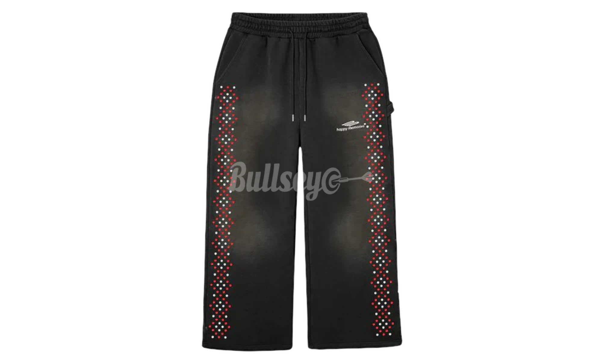 HMDD Black/Red Crystal Sweatpants