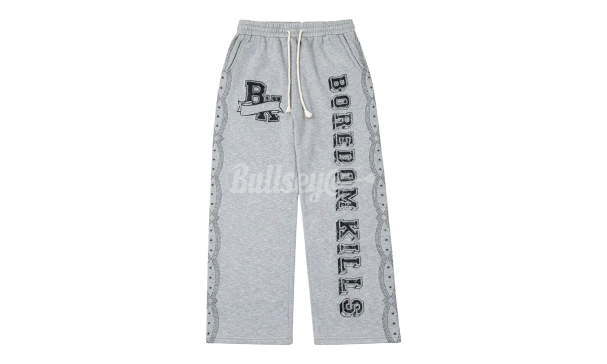Boredom Kills Collegiate Grey Sweatpants