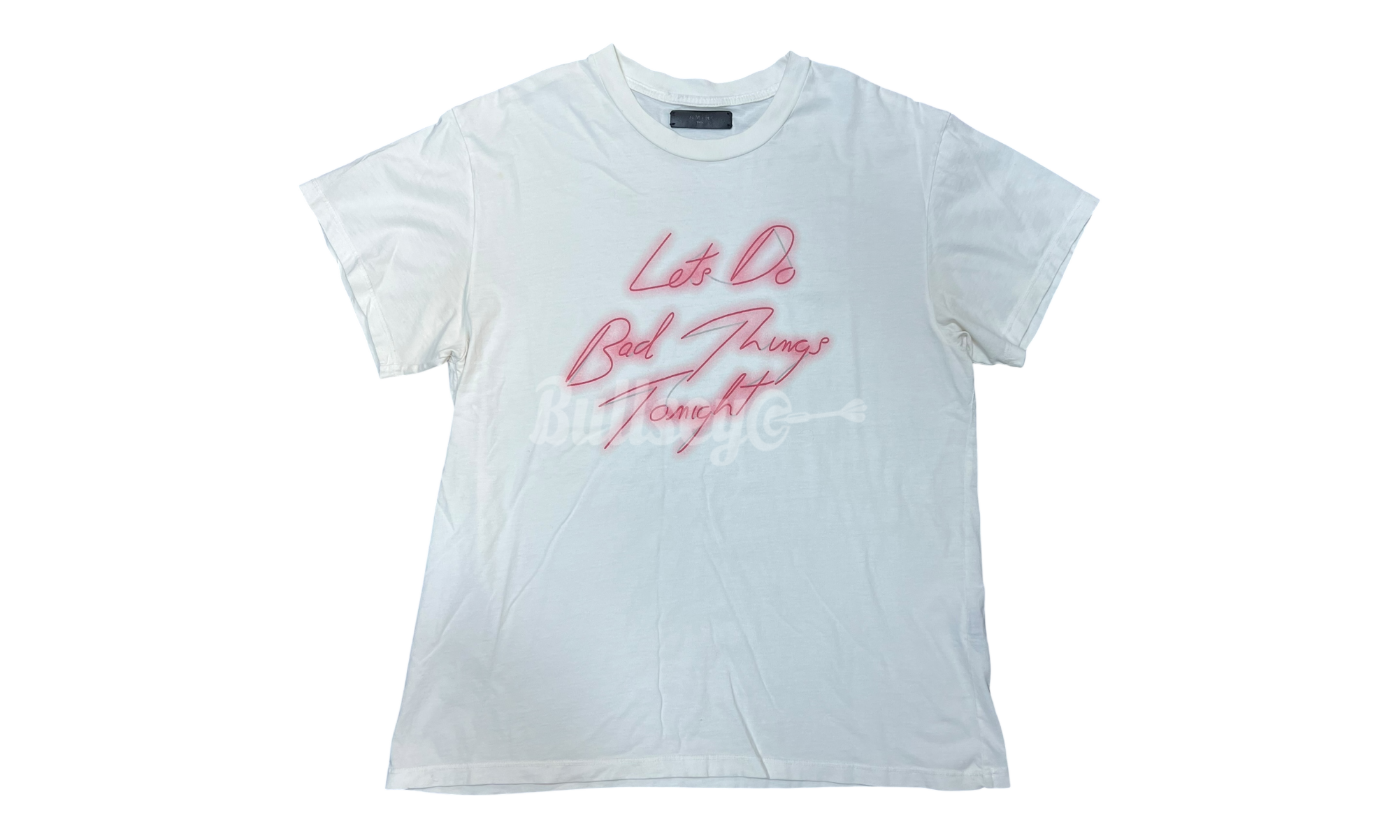Amiri Let's Do Bad Things Tonight Logo Tee (Preowned)