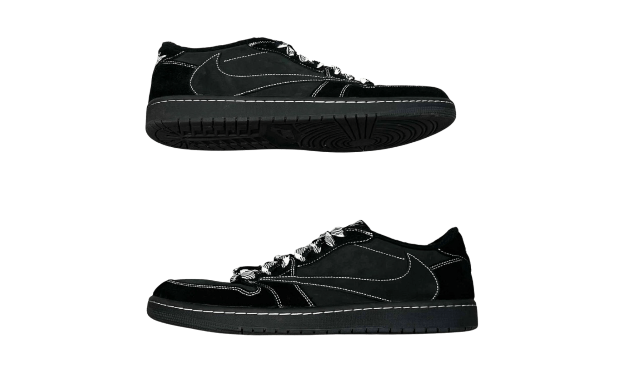 Travis Scott x Air Jordan 1 Low OG SP "Black Phantom" (PreOwned)