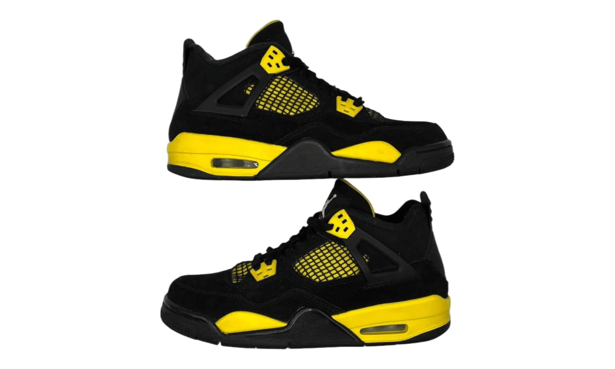 Jordan 4 Retro Thunder (2023) (GS) (PreOwned) (No Box)