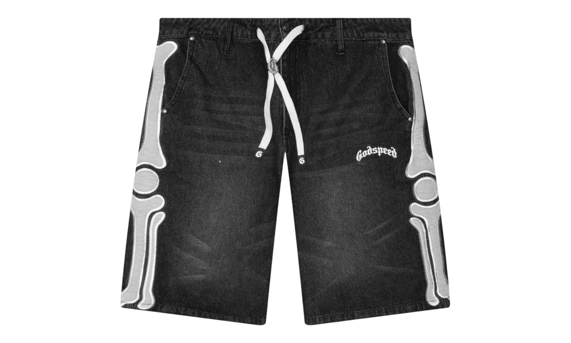 Godspeed Fémur Denim Black Shorts