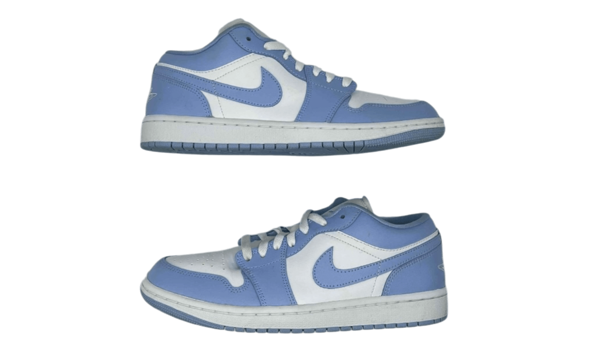 Jordan 1 Low White Aluminum (Women's) (PreOwned) (No Box)