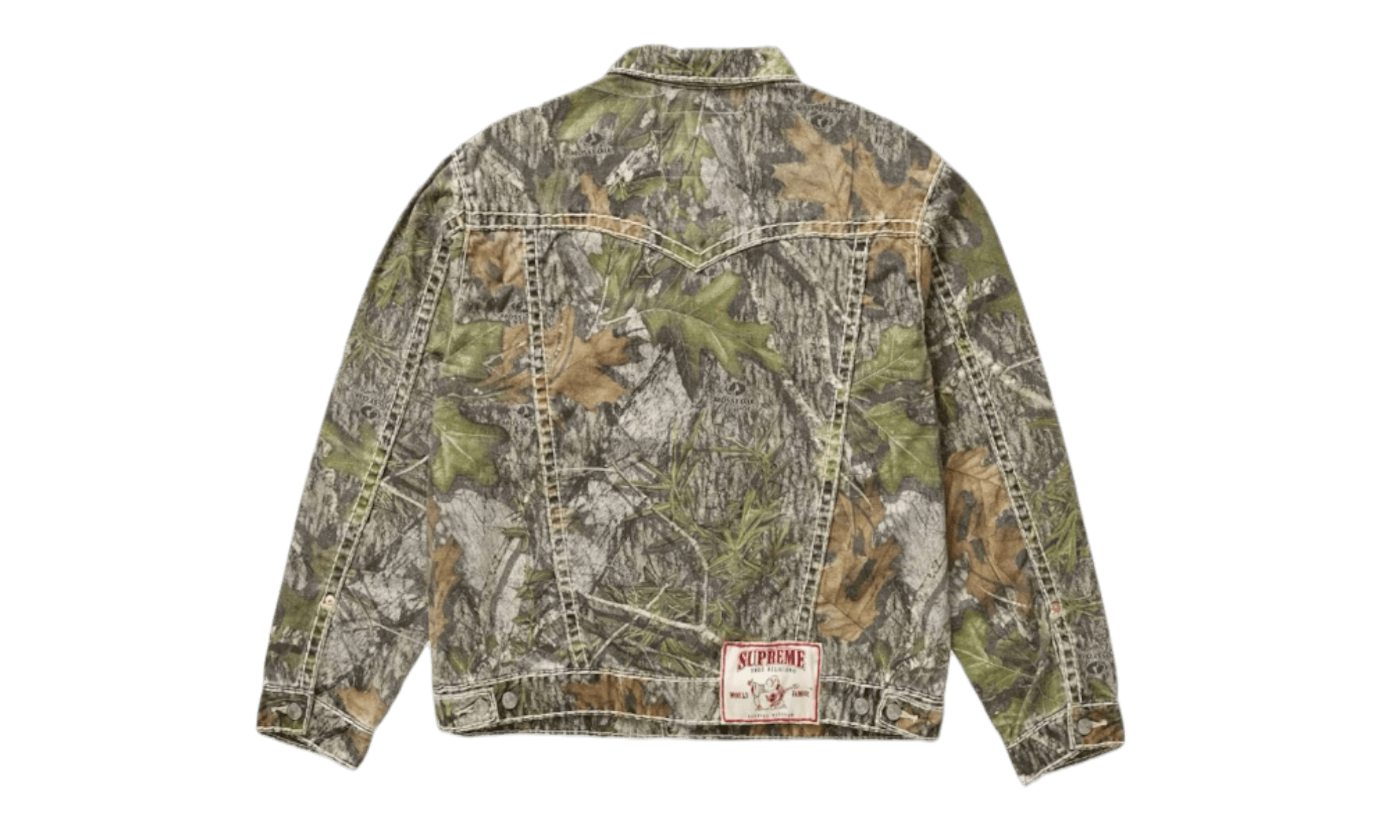 Supreme True Religion Denim Trucker Jacket Mossy Oak Camo (PreOwned)
