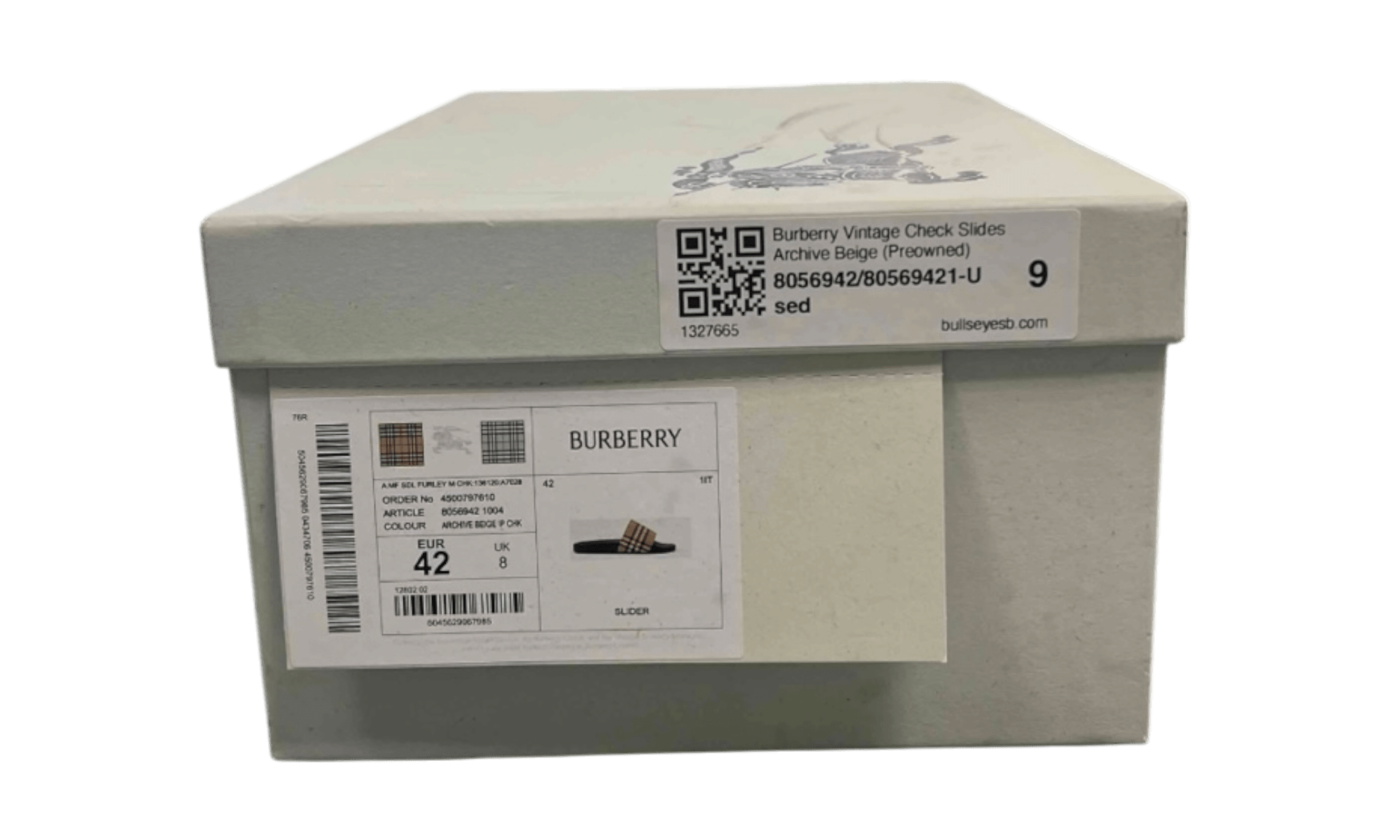 Burberry Vintage Check Slides Archive Beige (Preowned)