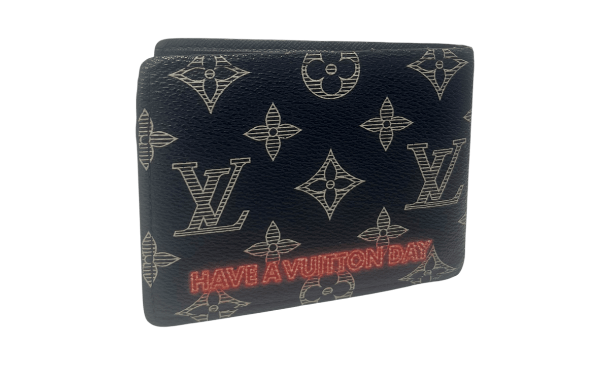 Louis Vuitton Multiple Wallet Monogram Upside Down Ink Navy