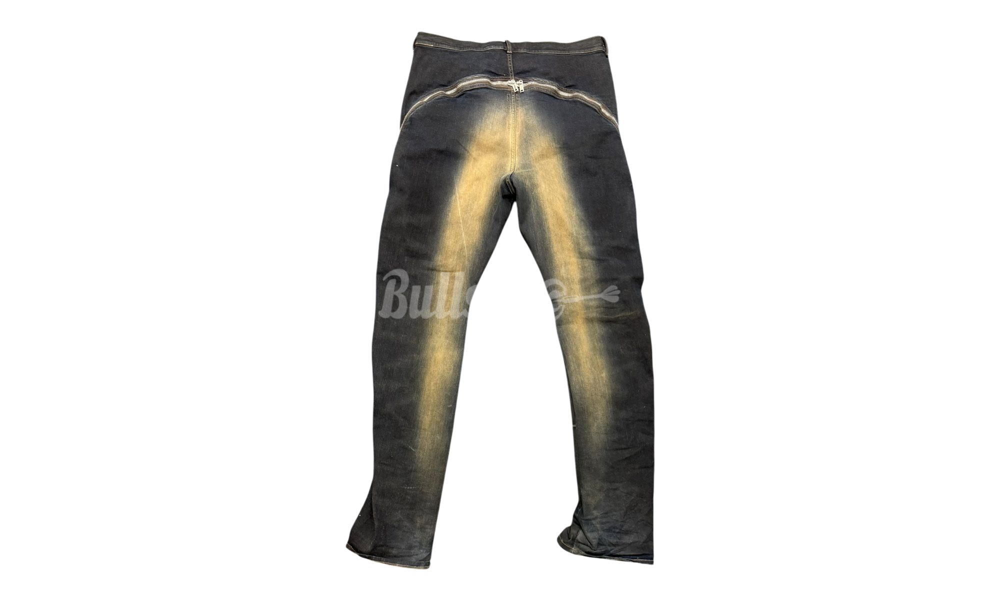 Rick Owens DRKSHDW Bolan Banana Slim-Fit Flared Zip Embellished Jeans (PreOwned)