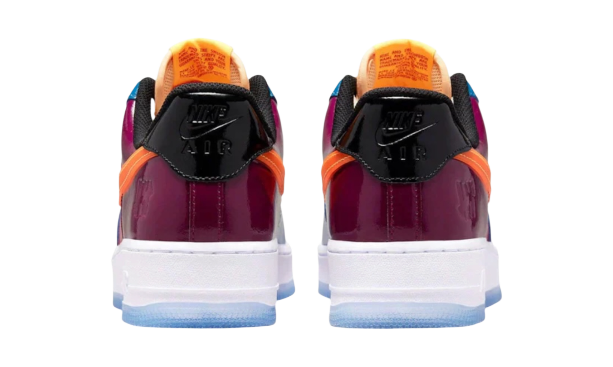 Nike Air Force 1 Low SP Undefeated Multi-Patent Total Orange