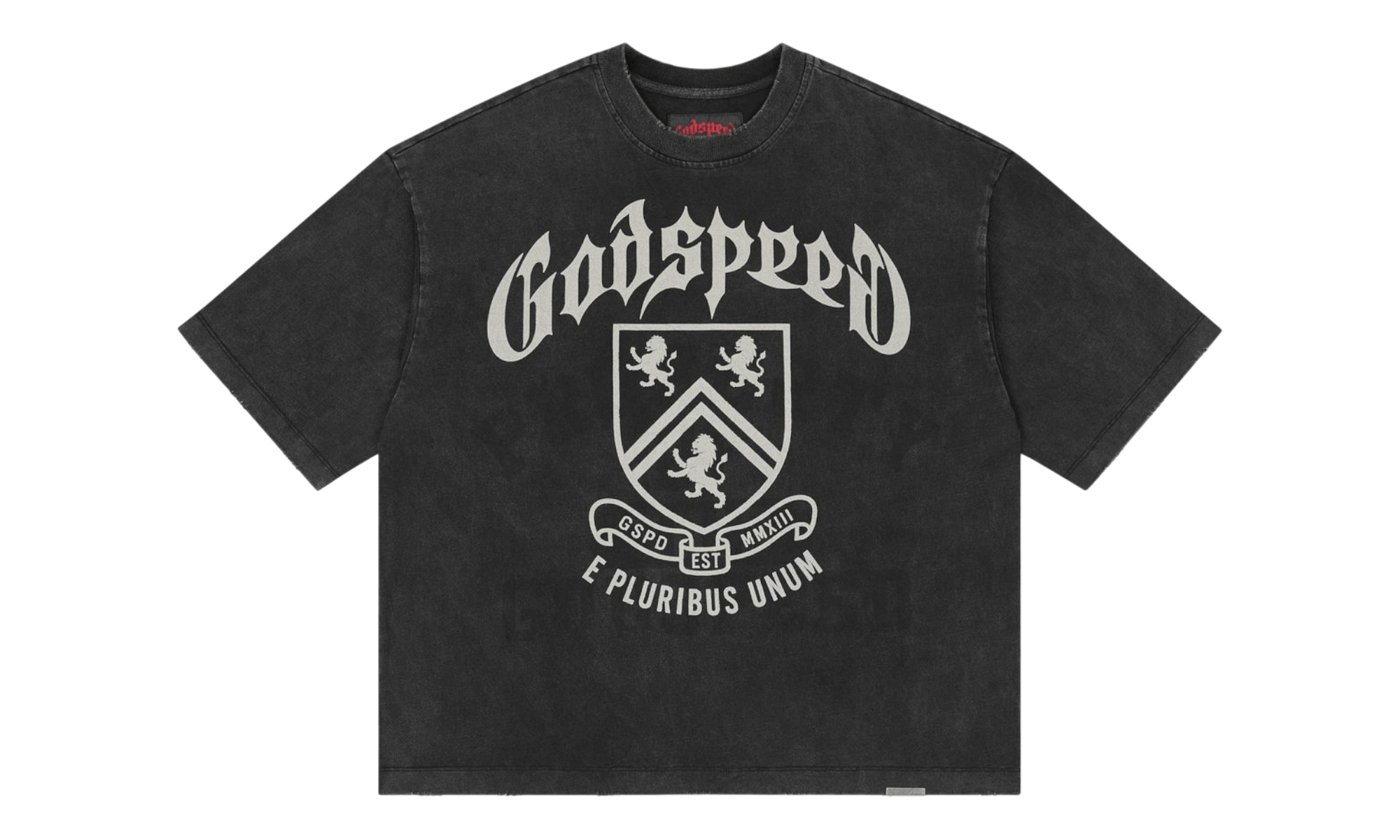 Godspeed Collegiate Black T-Shirt