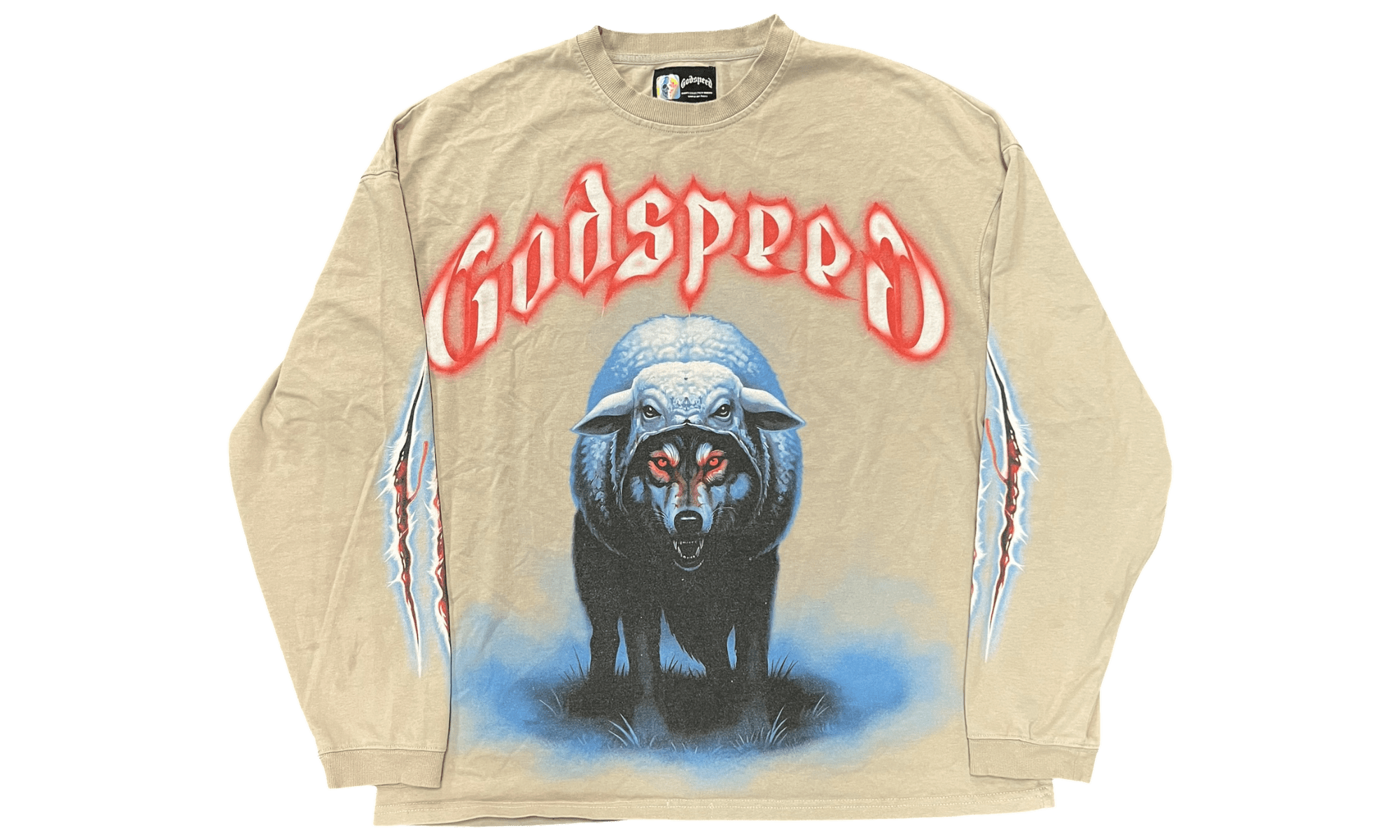 Godspeed W.I.S.C II LS T-shirt Slate Grey (PreOwned)