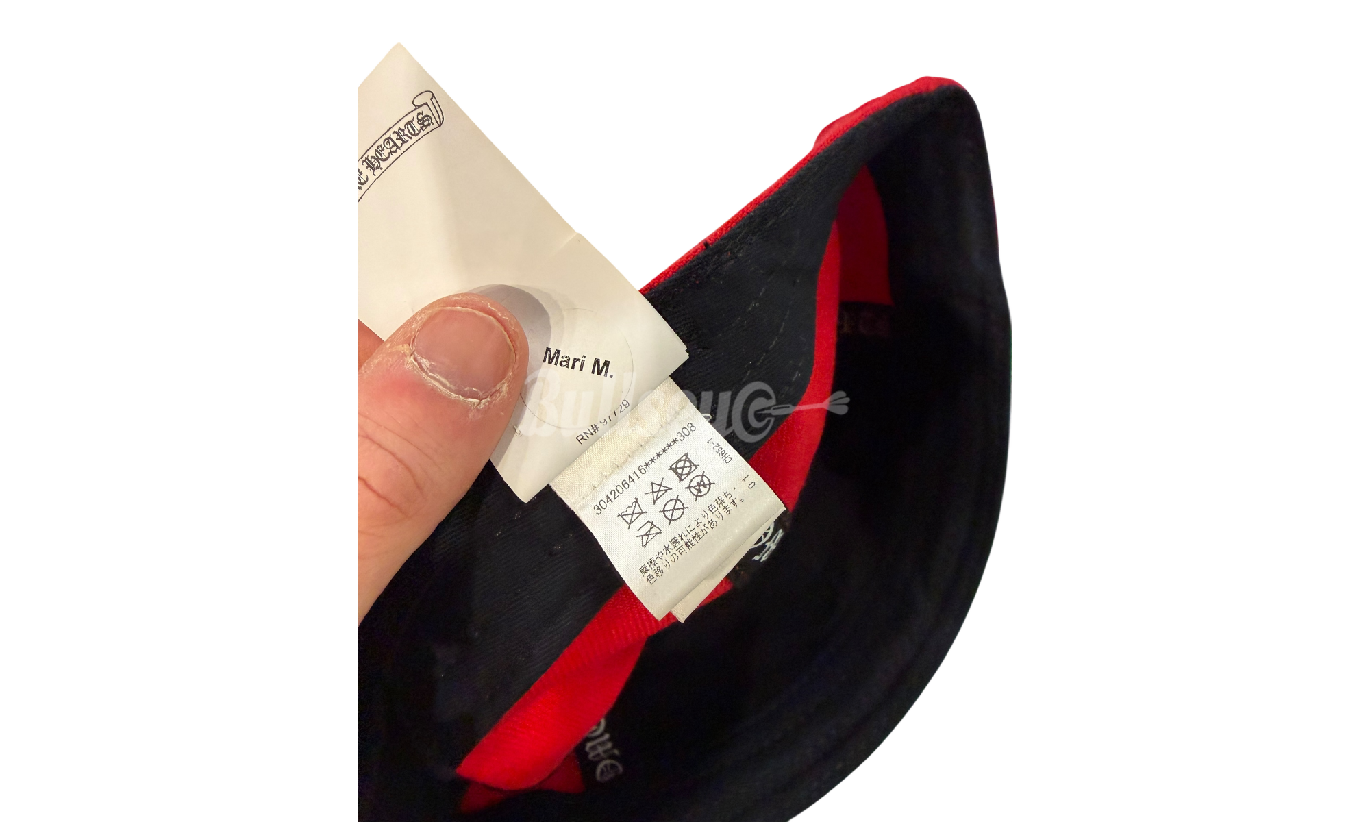 Chrome Hearts Red Love Trucker Hat