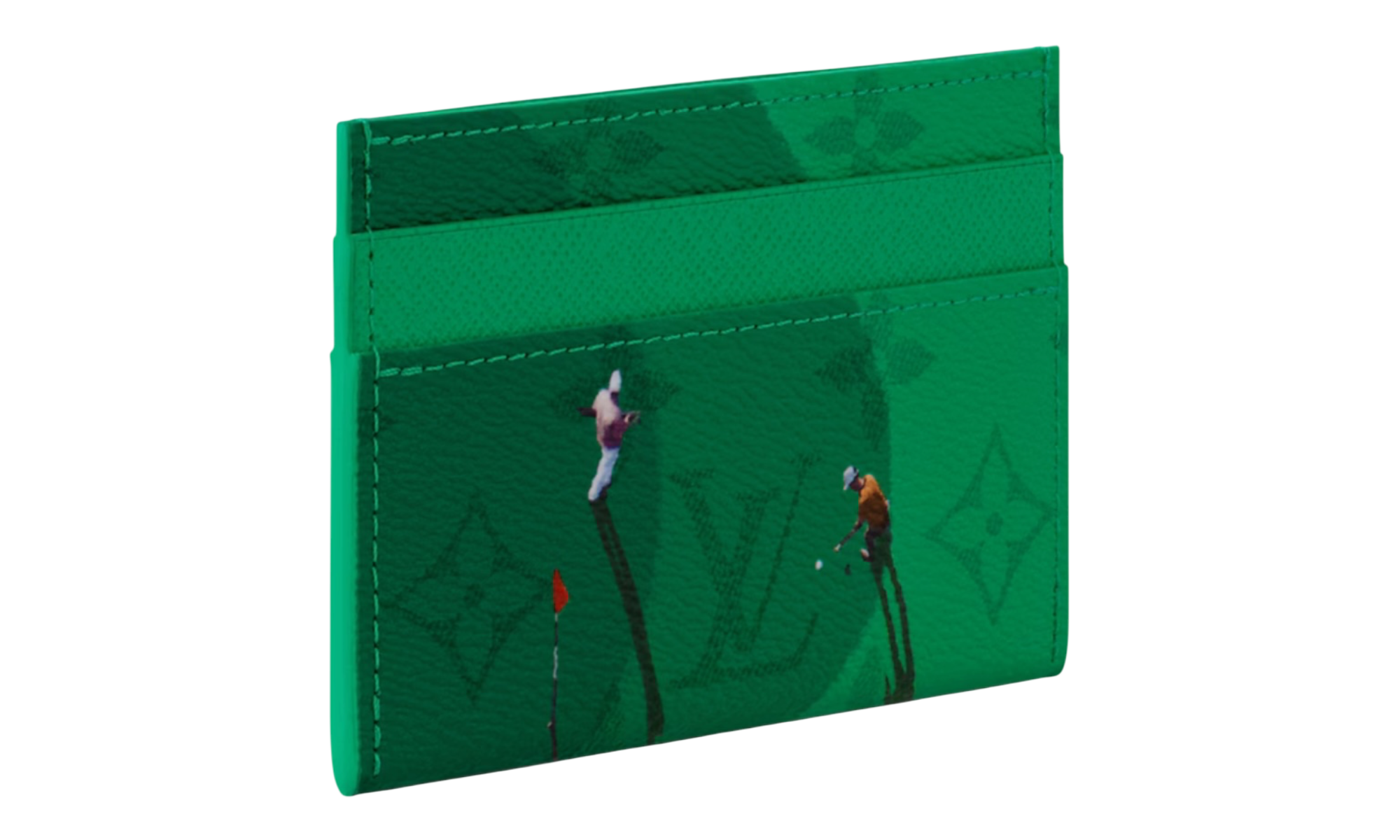 Louis Vuitton Golf Card Case Green