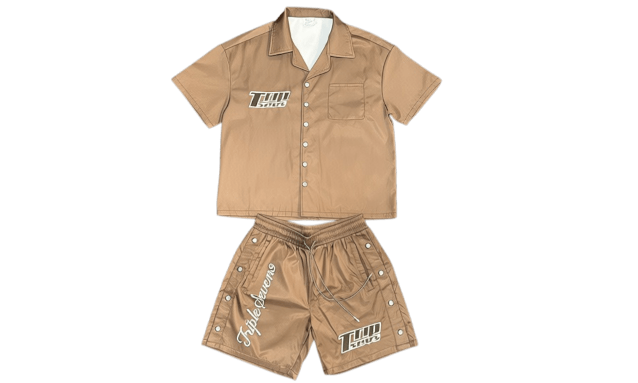 Triple Sevens Brown Nylon Suit (PreOwned)