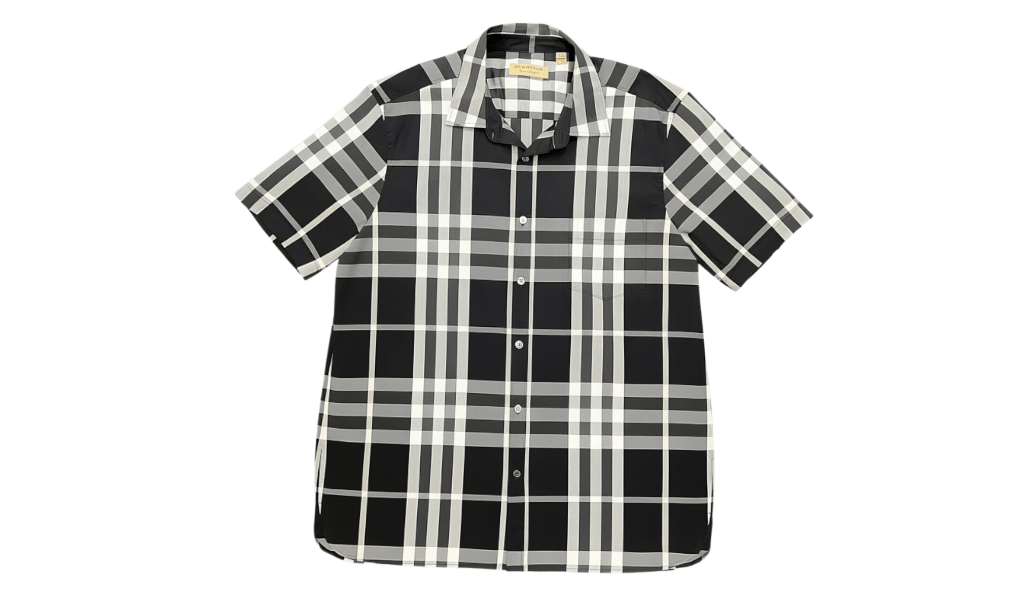 Burberry Black Short Sleeve Button Up (PreOwned)