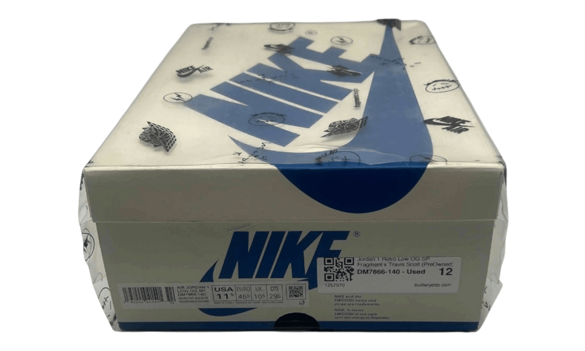 Jordan 1 Retro Low OG SP Fragment x Travis Scott (PreOwned)