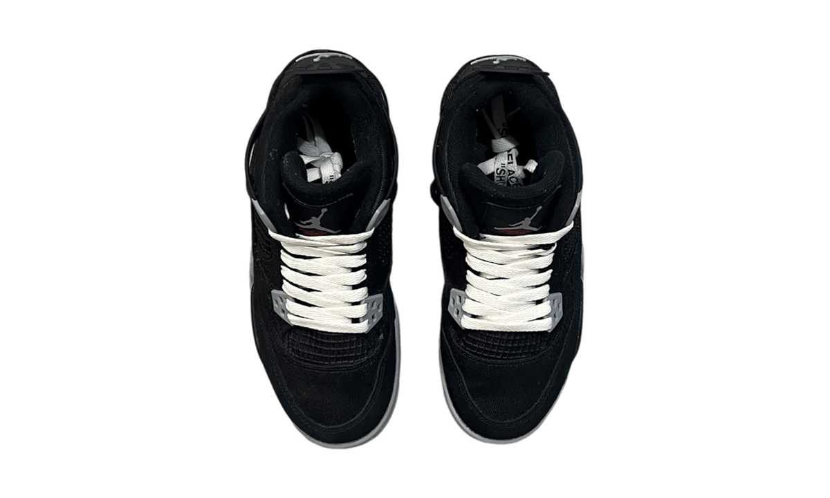 Air Jordan 4 Retro SE "Black Canvas" GS (PreOwned) (No Black Laces)