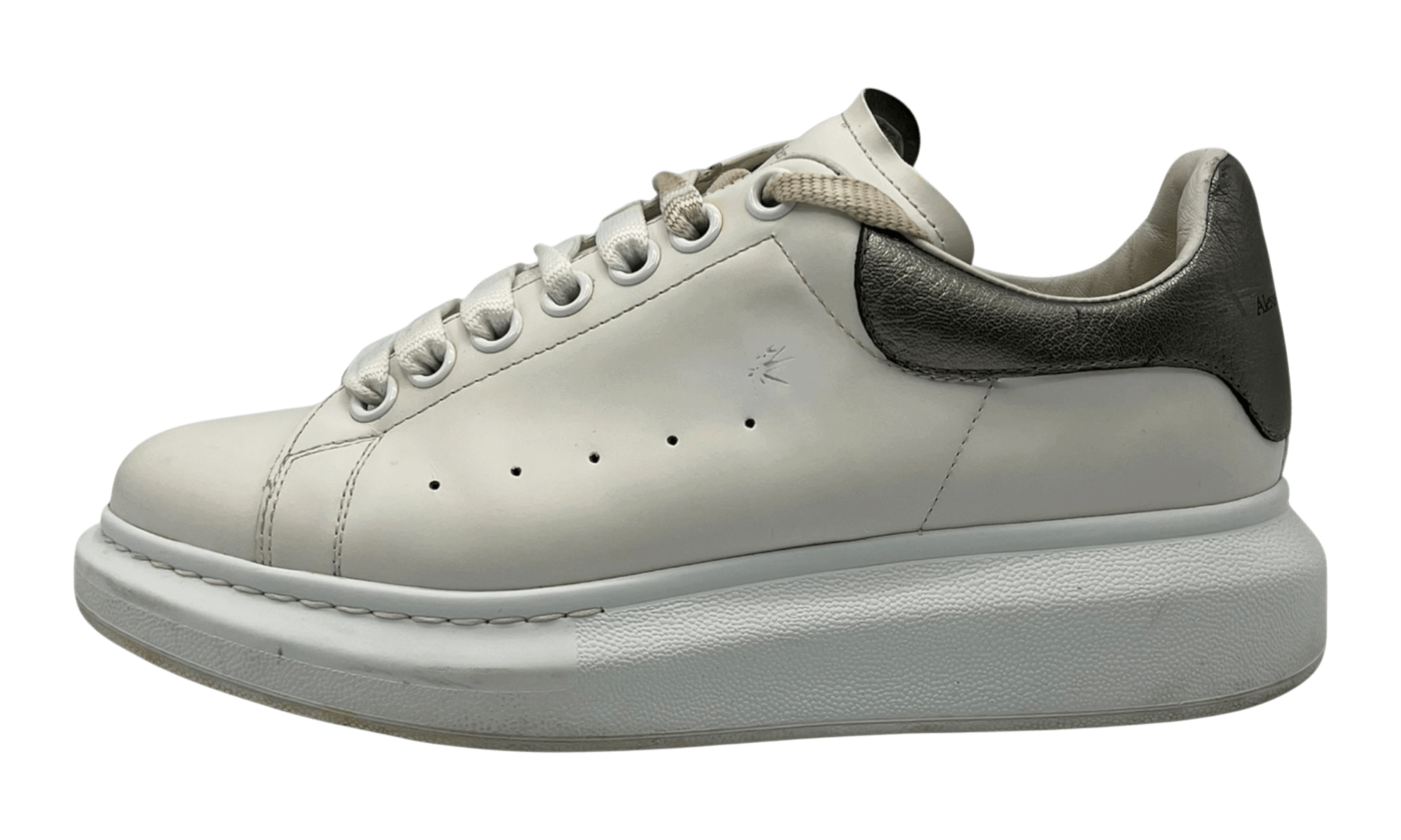 Alexander McQueen Oversized White Metallic (Preowned)