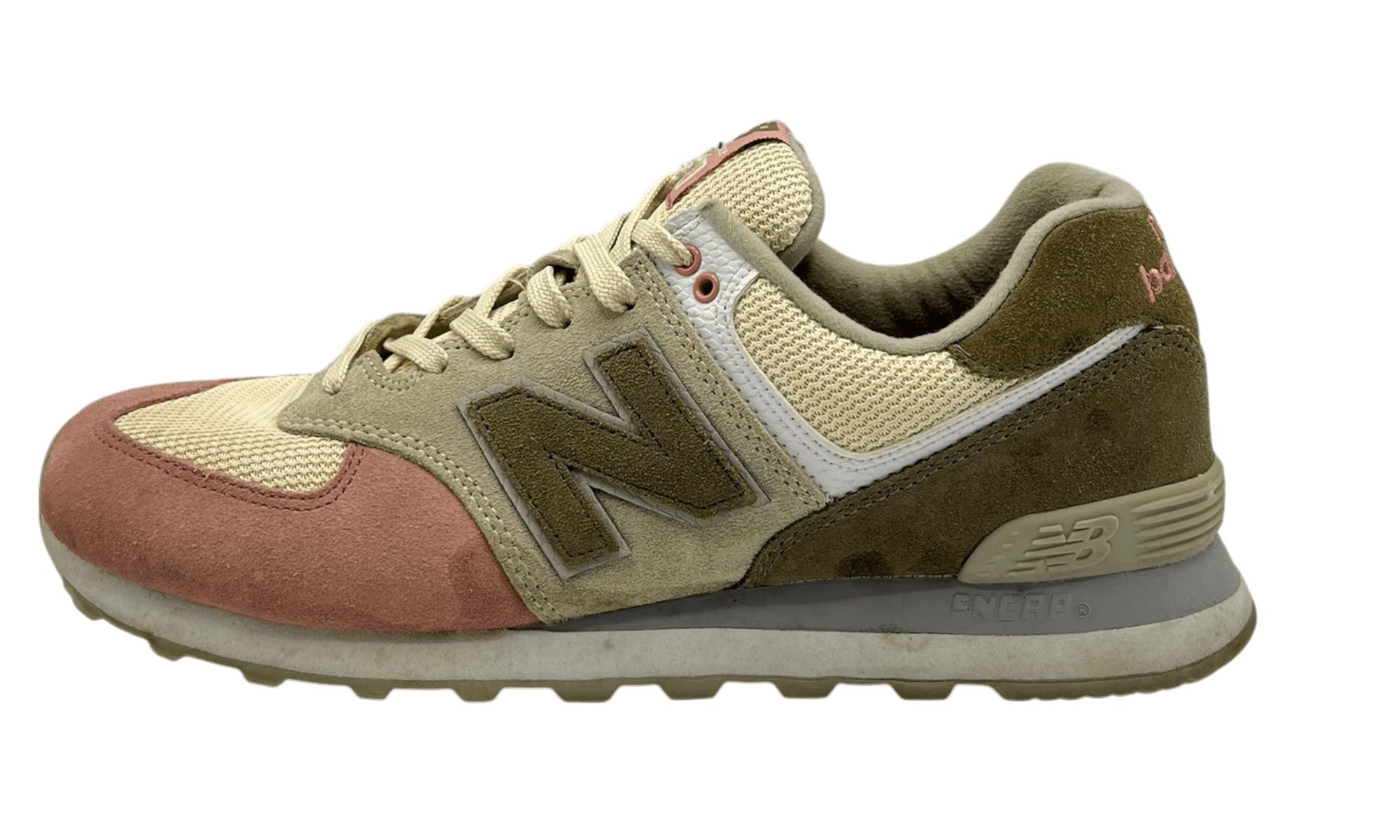 New Balance 574 Pink Olive (PreOwned) (No Box)