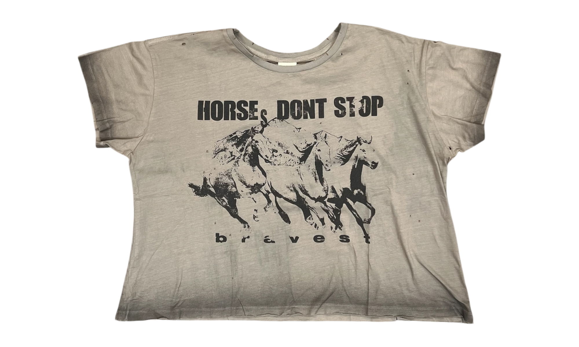 Bravest Studios Horses Don't Stop T-Shirt