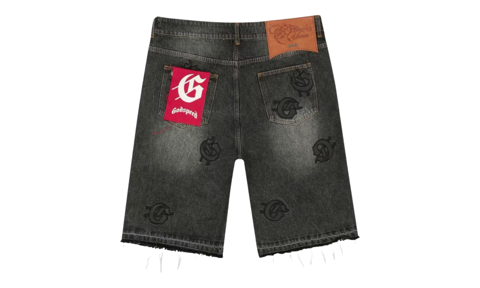 Godspeed Infinity Washed Black Jean Shorts