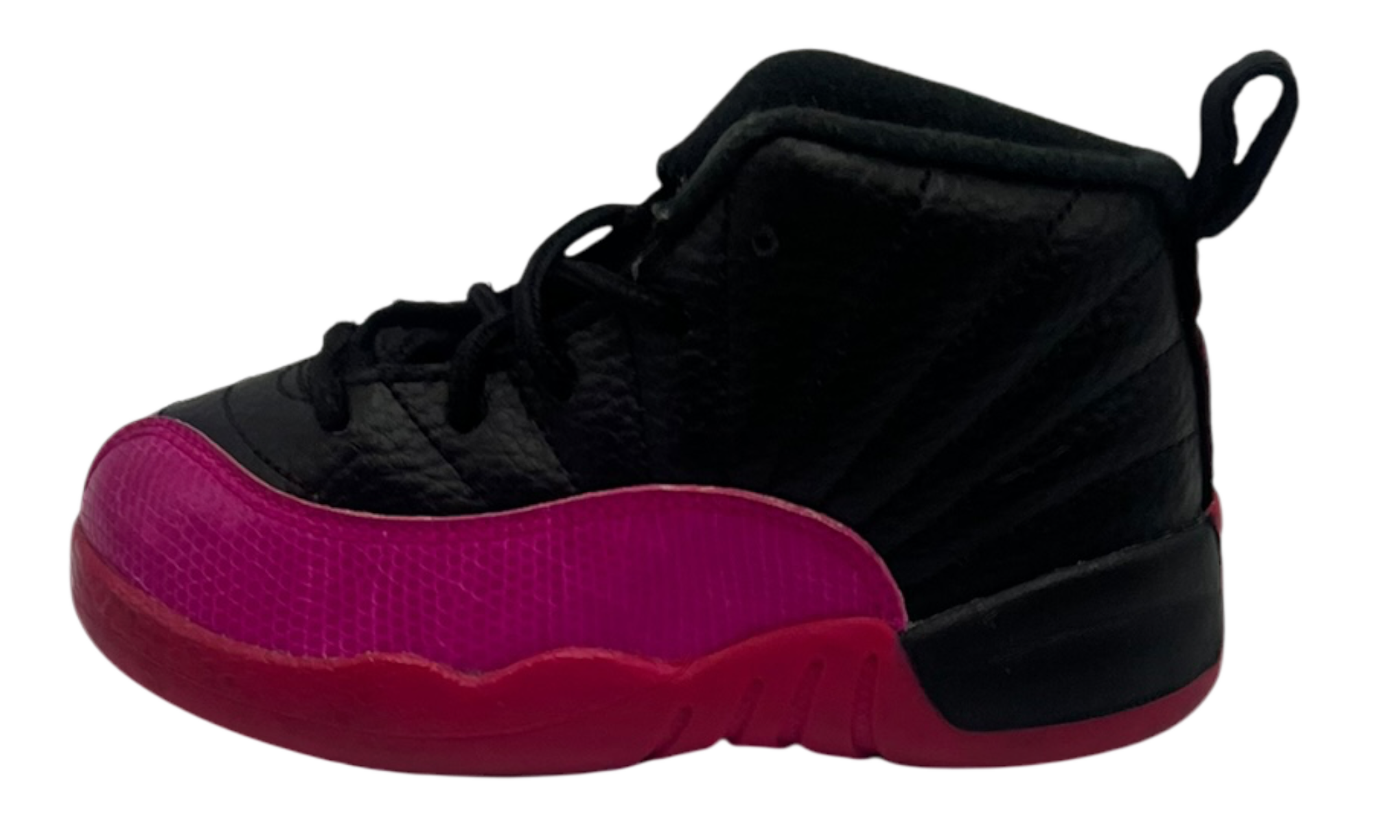 Jordan 12 Retro Black Deadly Pink (TD) (PreOwned) (No Box)