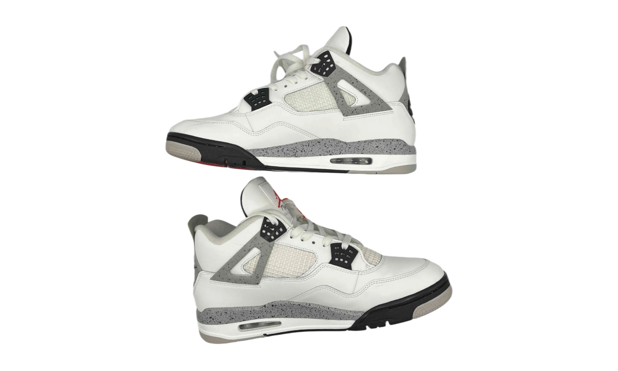 Jordan 4 Retro White Cement (2025)(PreOwned)