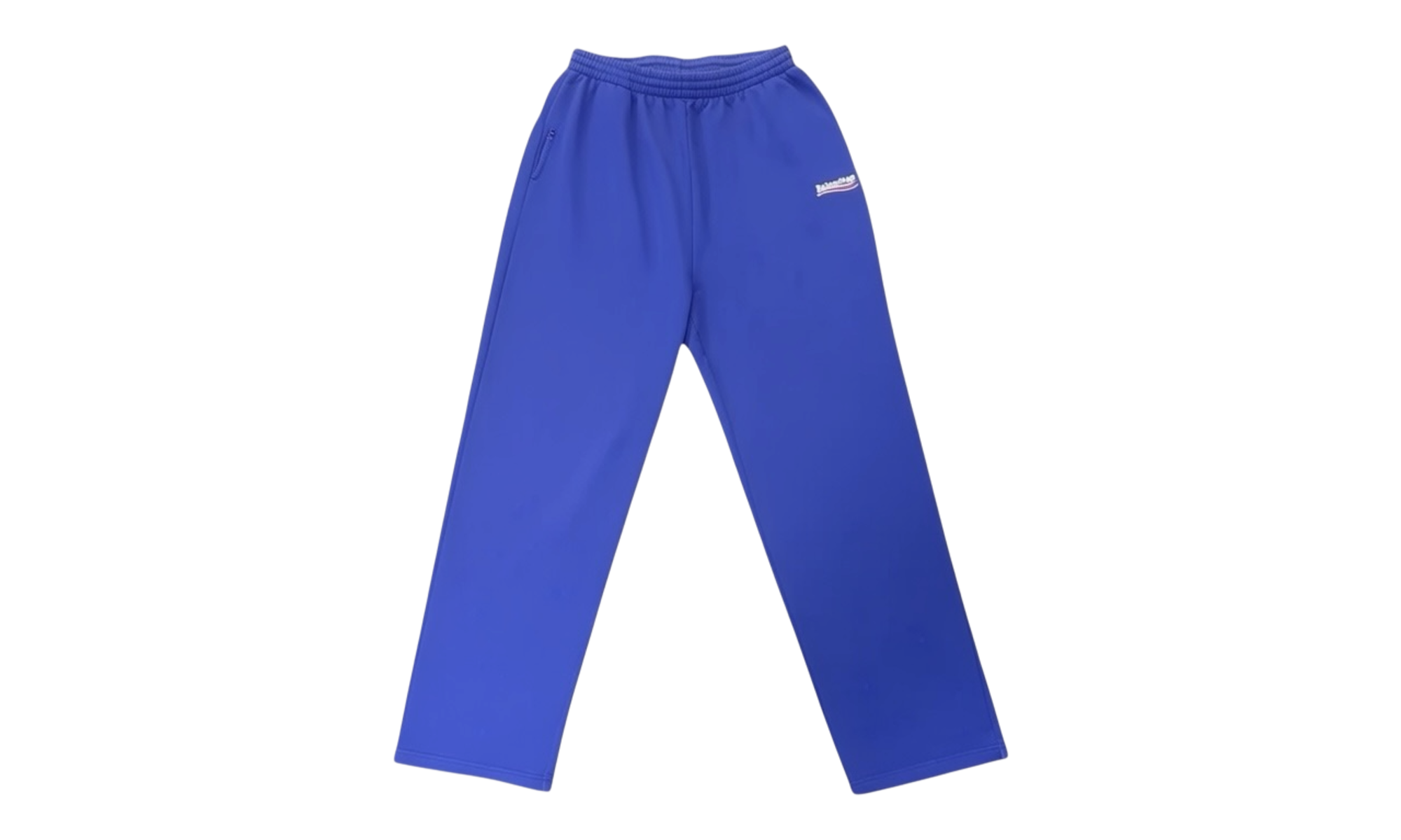 Balenciaga Politcal Logo Indigo Sweatpants (PreOwned)