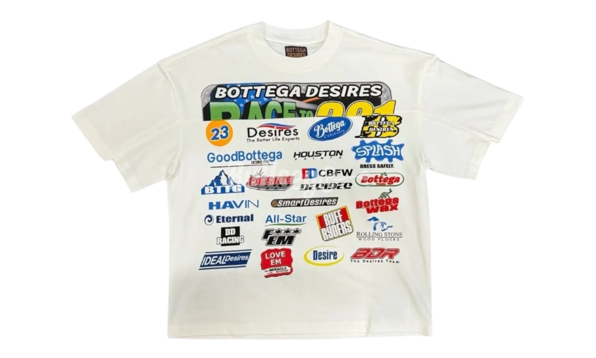 Bottega Desires Race White T-shirt