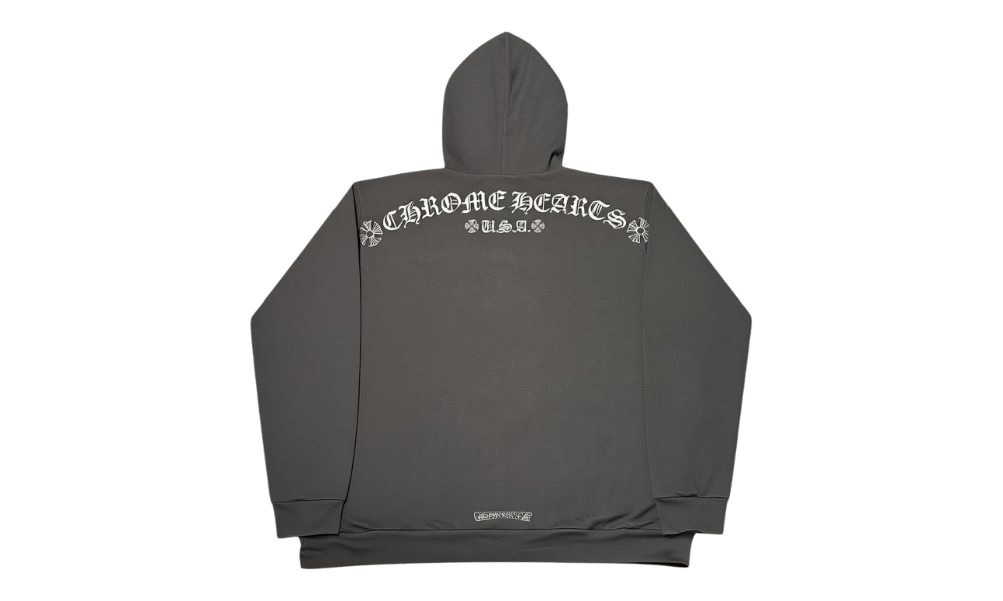 Chrome Hearts Triple Black USA Shoulder Logo Hoodie