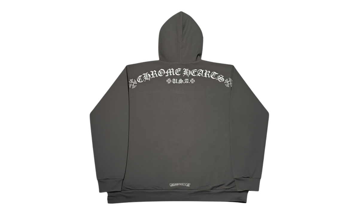 Chrome Hearts Triple Black USA Shoulder Logo Hoodie
