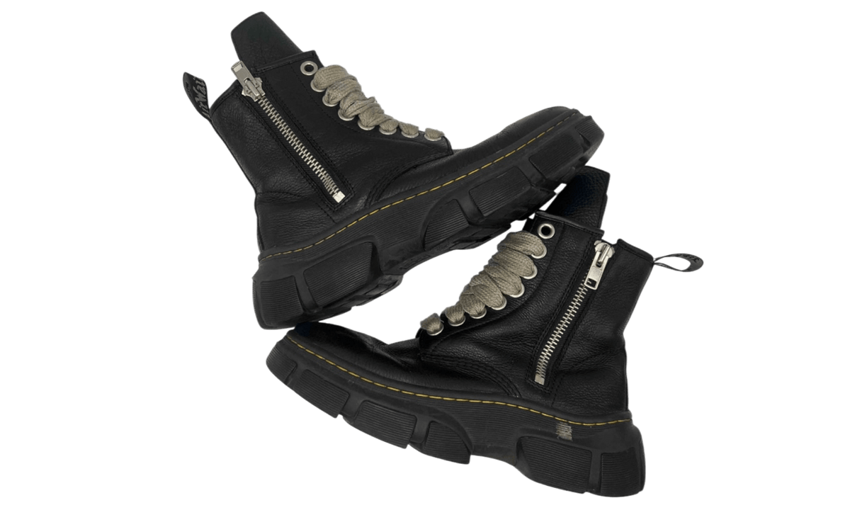 Dr. Martens 1460 DMXL Jumbo Lace Zip Boot Rick Owens Black (PreOwned)