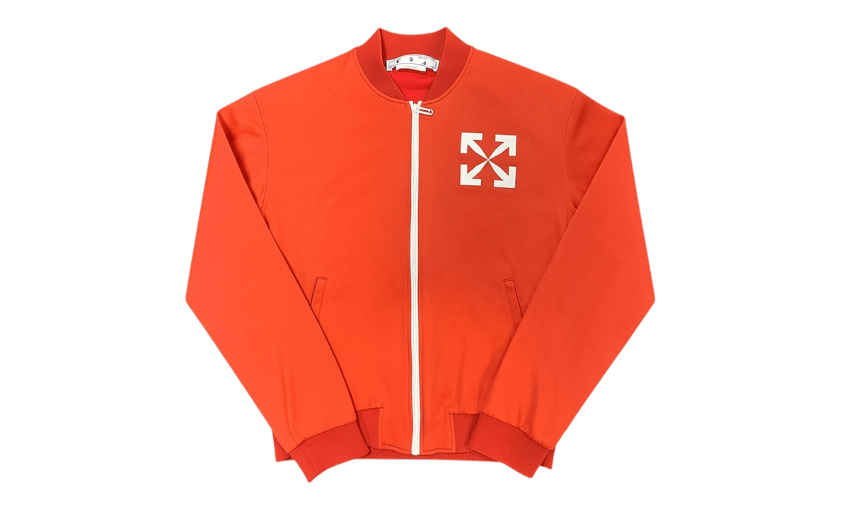 OFF-WHITE Single Arrow Slim Track Red Jacket (PreOwned)