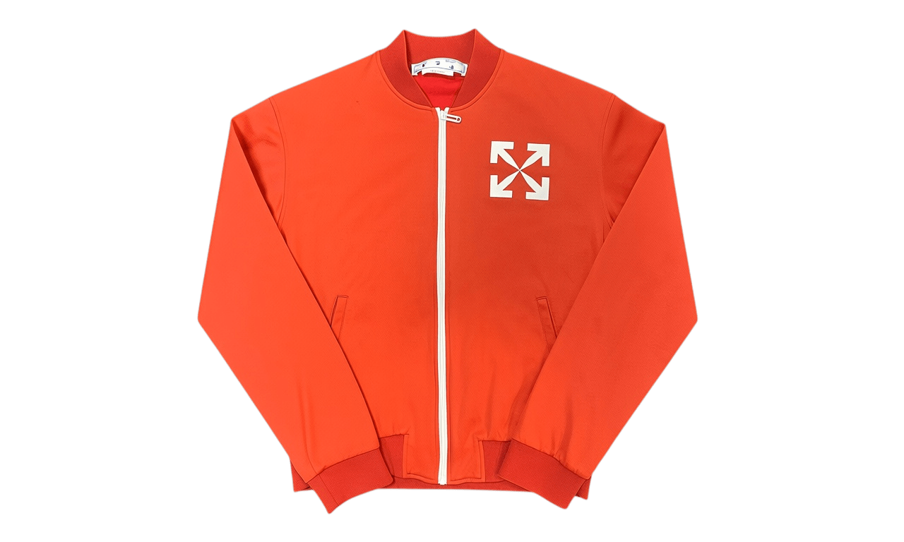 OFF-WHITE Single Arrow Slim Track Red Jacket (PreOwned)