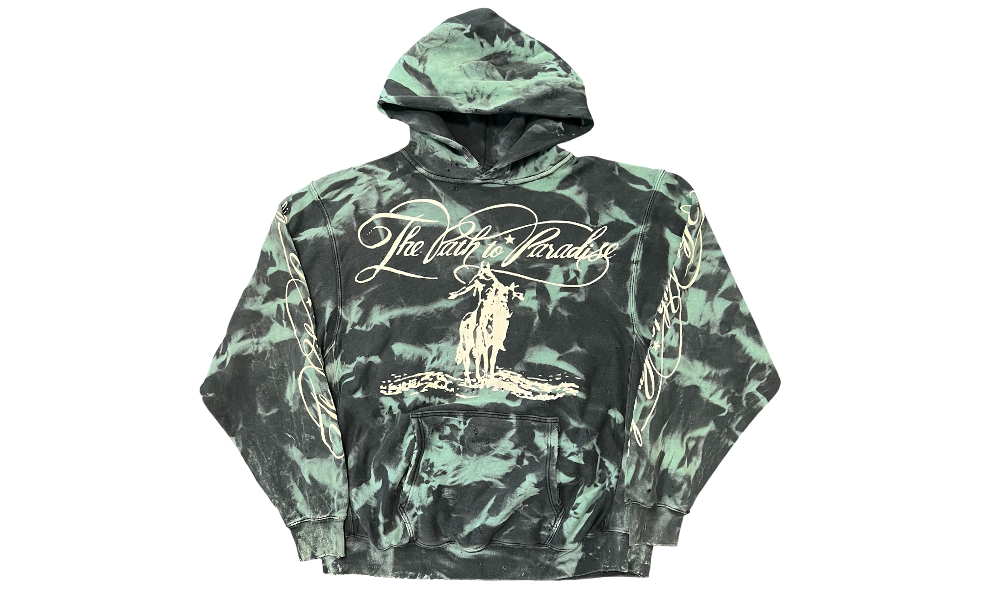 Hellstar Marble Paradise Green Hoodie (PreOwned)