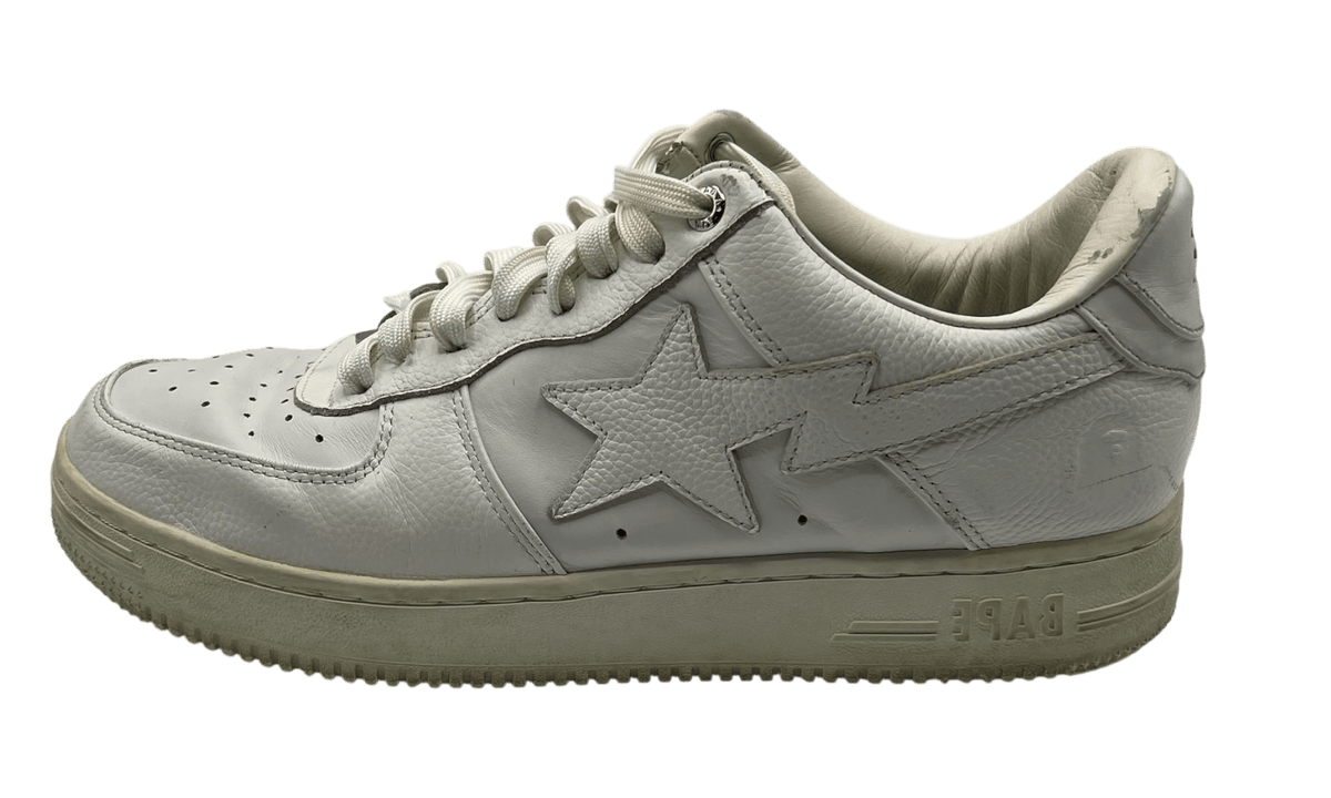 A Bathing Ape Bape Sta Triple White (PreOwned)